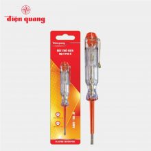 Bút thử điện Điện Quang ĐQ ETP06 R (Đầu vít dẹp,140 mm, màu đỏ)