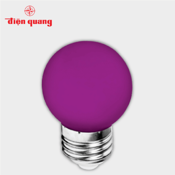 Đèn LED Bulb Điện Quang ĐQ LEDBU14G45 01V (1W Tím)