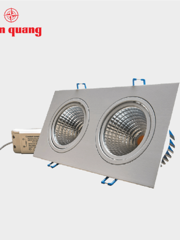 Bộ đèn LED chiếu điểm Điện Quang- ĐQ LEDRSL20 20730- DU10x2 (20W,3000K)