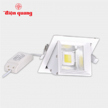 Bộ đèn LED chiếu điểm âm trần Điện Quang ĐQ LEDRSL07 20727 (20W, warmwhite)