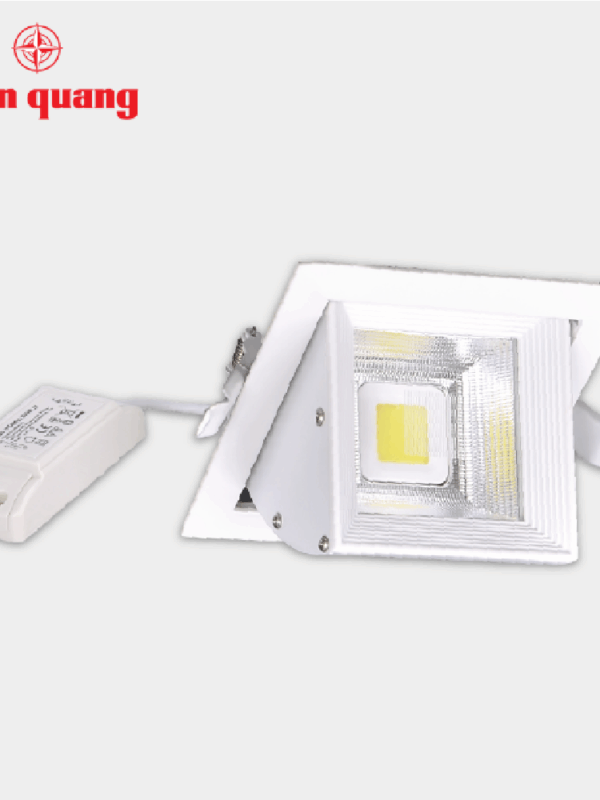 Bộ đèn LED chiếu điểm âm trần Điện Quang ĐQ LEDRSL07 20727 (20W, warmwhite)