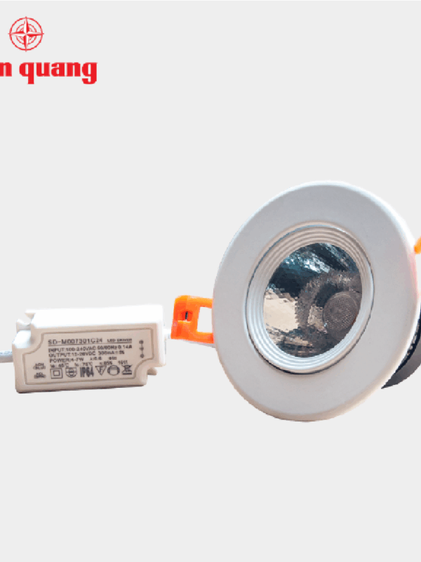 Bộ đèn LED chiếu điểm Điện Quang- ĐQ LEDRSL15 07730-V01 (7W warmwhite 15Deg)