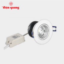 Bộ đèn LED chiếu điểm âm trần Điện Quang ĐQ LEDRSL02 07727 (7W, warmwhite)