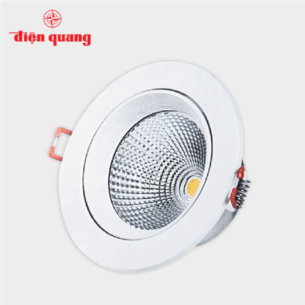 Bộ đèn LED chiếu điểm âm trần Điện Quang ĐQ LEDRSL11 12730 (12W, warmwhite)