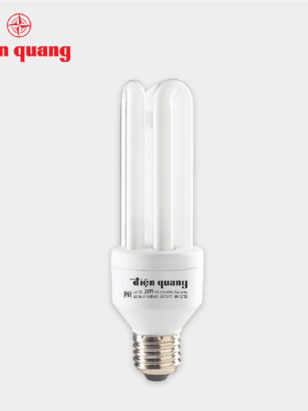 Đèn Compact chống ẩm Điện Quang ĐQ-CFL-AW-3U-20W-DL-E27