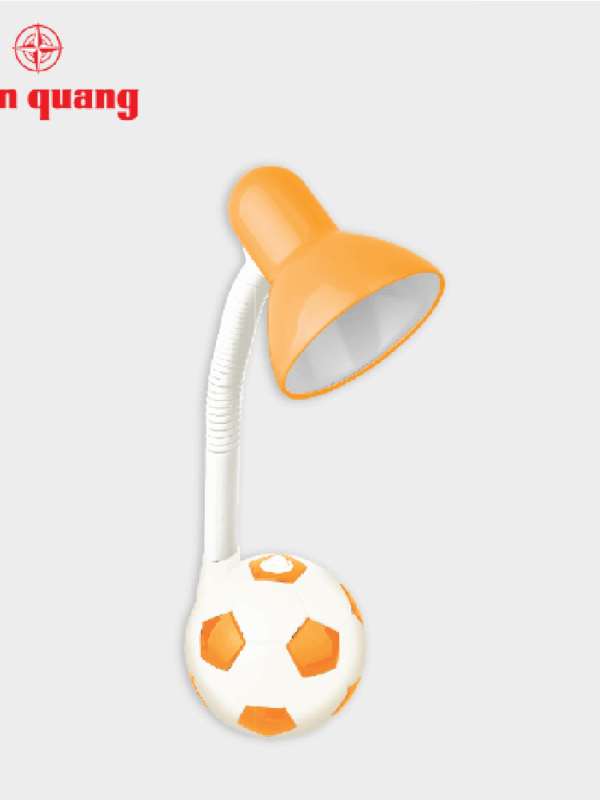 Đèn bàn Điện Quang ĐQ DKL01 OW BW (kiểu trái banh, cam trắng, bóng warmwhite)