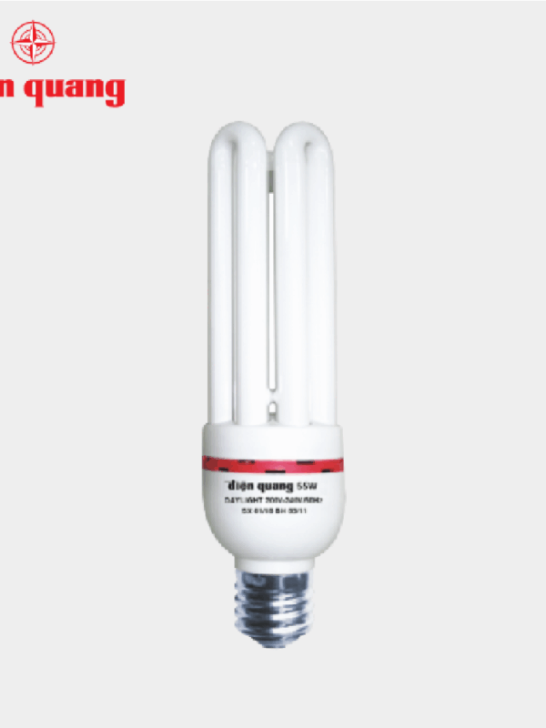 Đèn Compact Điện Quang ĐQ-CFL-4U-F14-55W-DL-E40