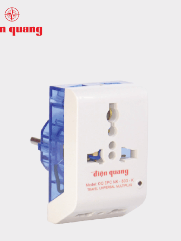 Phích cắm chuyển Điện Quang ĐQ EPC NK-803-K ( màu xanh )