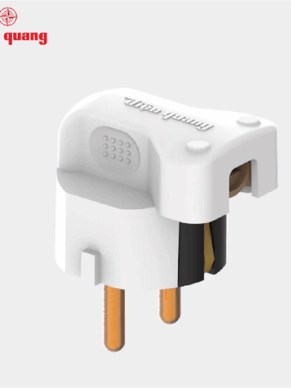 Phích cắm công suất lớn Điện Quang  ĐQ EPR HP WB.2PN ( Trắng - Đen )